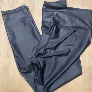 Zyia black metallic hi rise light and tight